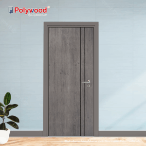 ประตู uPVC รุ่น LPRM-009 ประตูลายไม้ ประตูห้องนอน