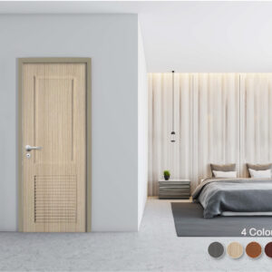 ประตู Vinyl Revo Series รุ่น LPLR 004 แบบเกล็ดสำหรับใช้ภายใน